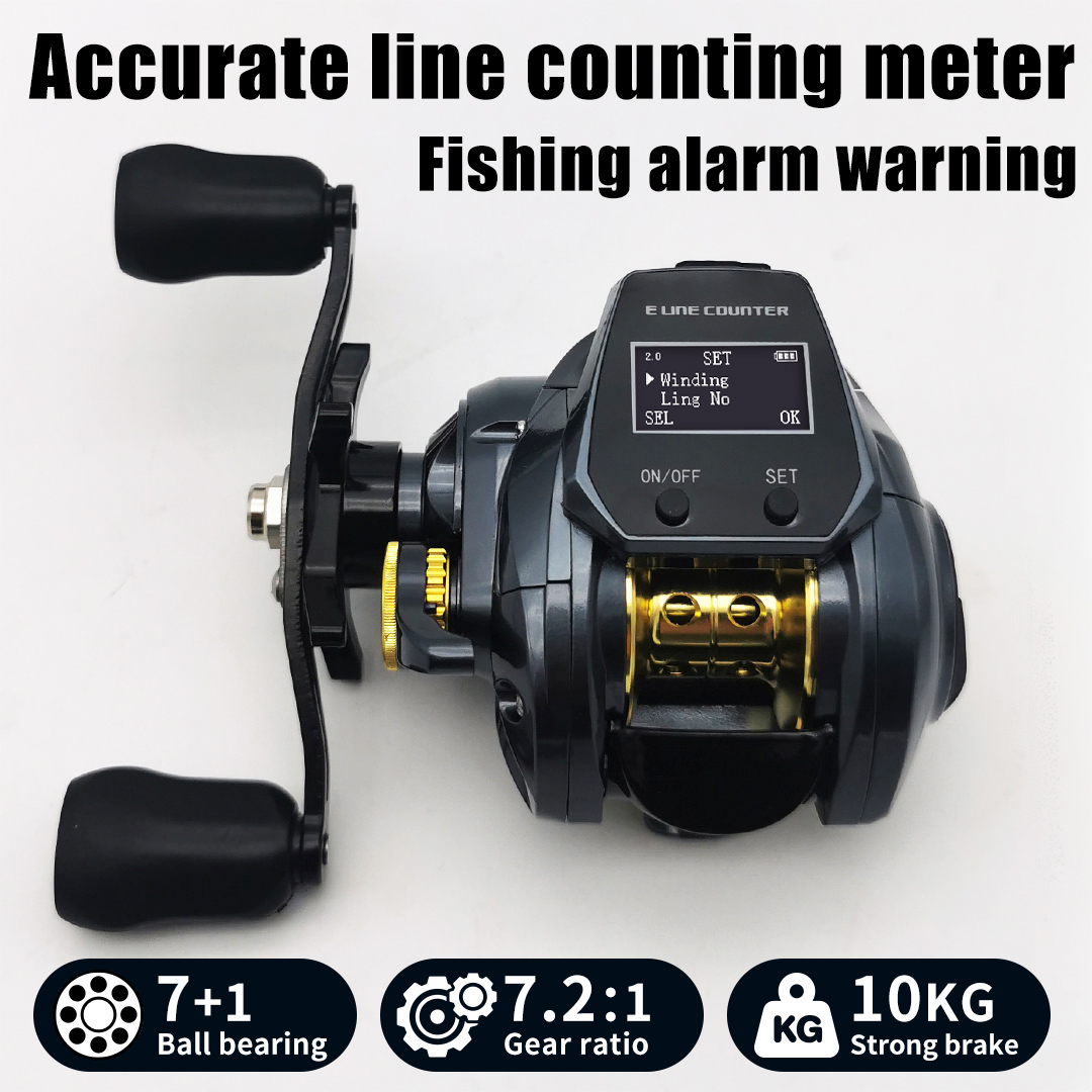 Electric Fishing Reel - New 4-Language Digital Electronic Projection Reel