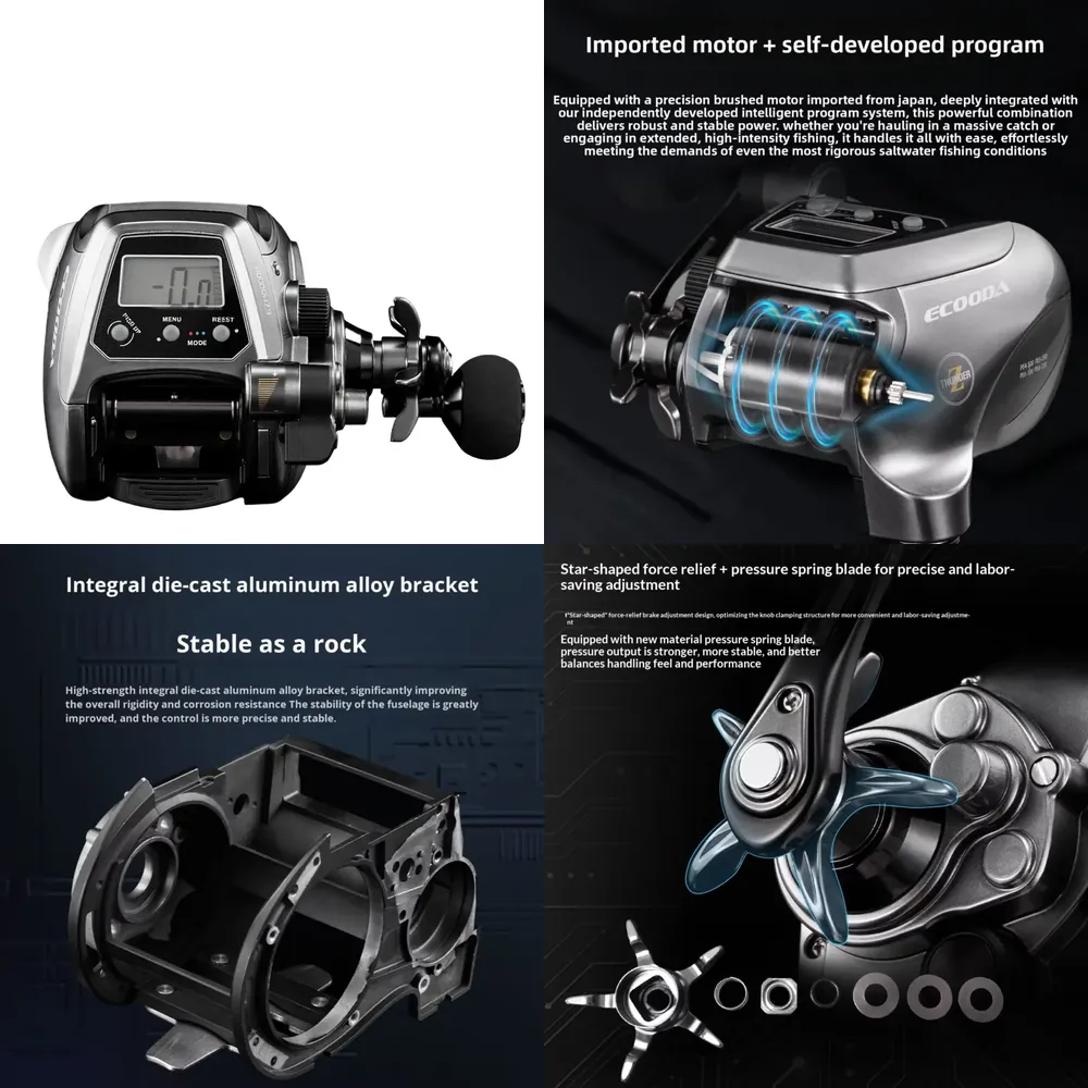 【2026 Hot Selling】 Ecooda New  - Electric Fishing Reel 评论和价格