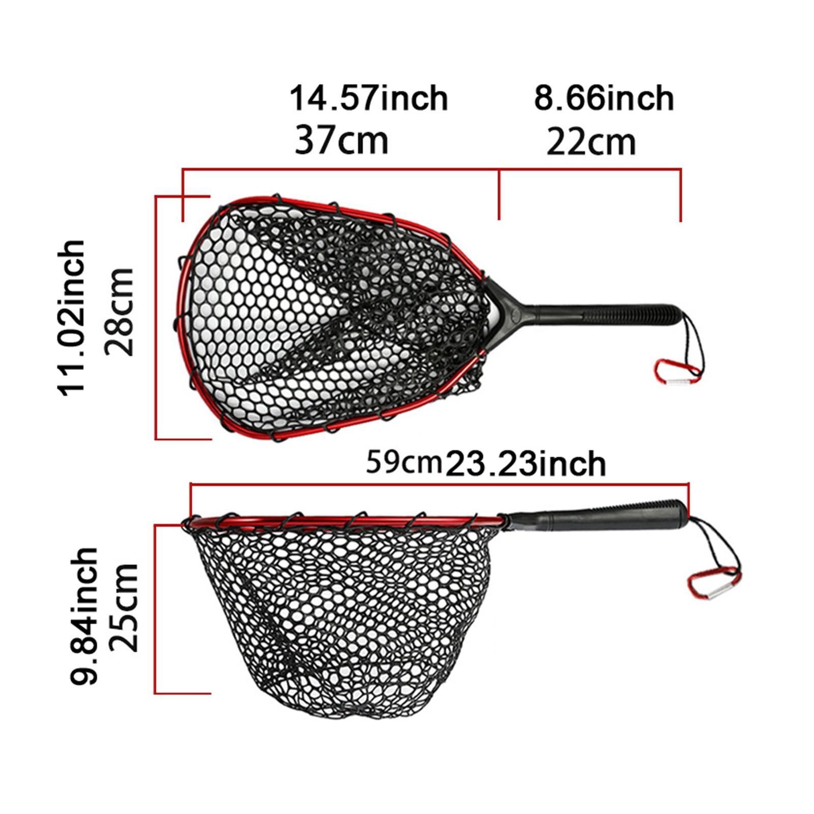 Fishing Net Silicone Mesh Ligh - Landing Net Telescopic 评论和价格