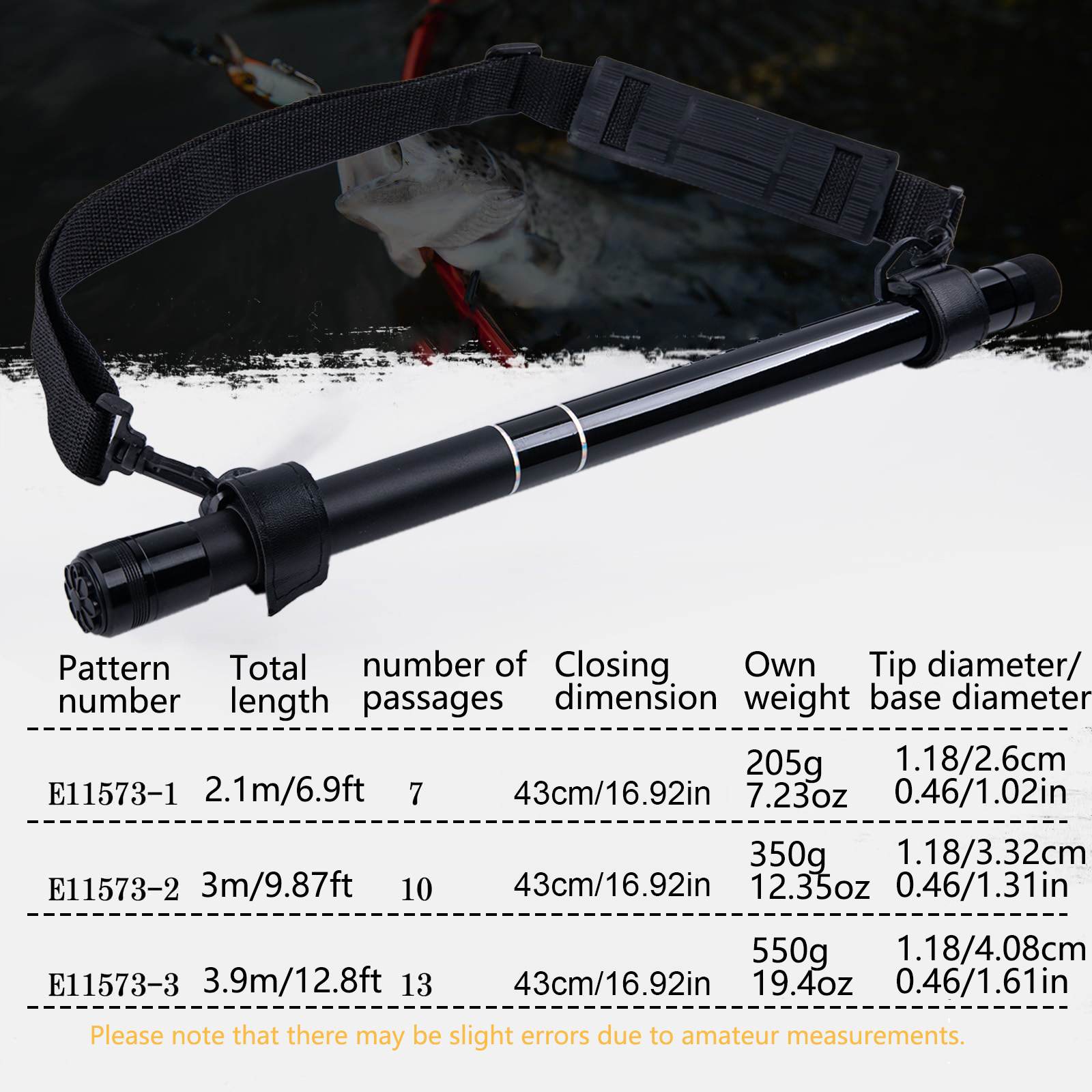 Goture Fishing Net Pole 2.1M 3 - Landing Net Telescopic 评论和价格