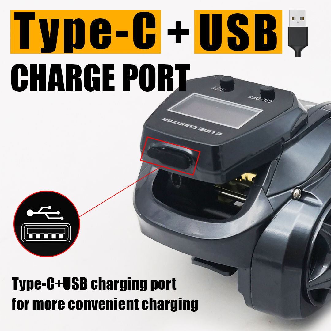 New 4-Language Digital Electro - Electric Fishing Reel 评论和价格