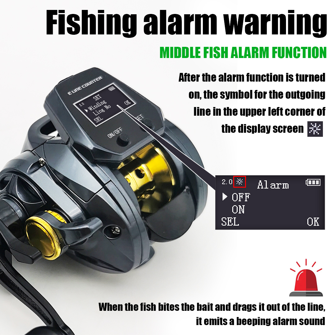 New 4-Language Digital Electro - Electric Fishing Reel 评论和价格