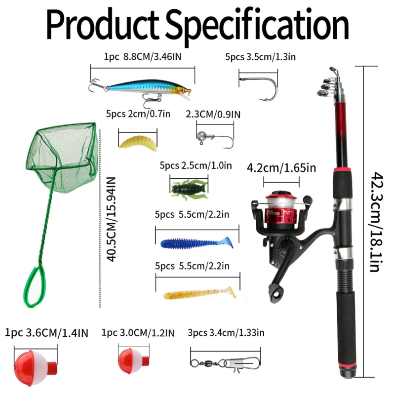 Telescopic Rod Float Baits Hoo - Landing Net Telescopic 评论和价格