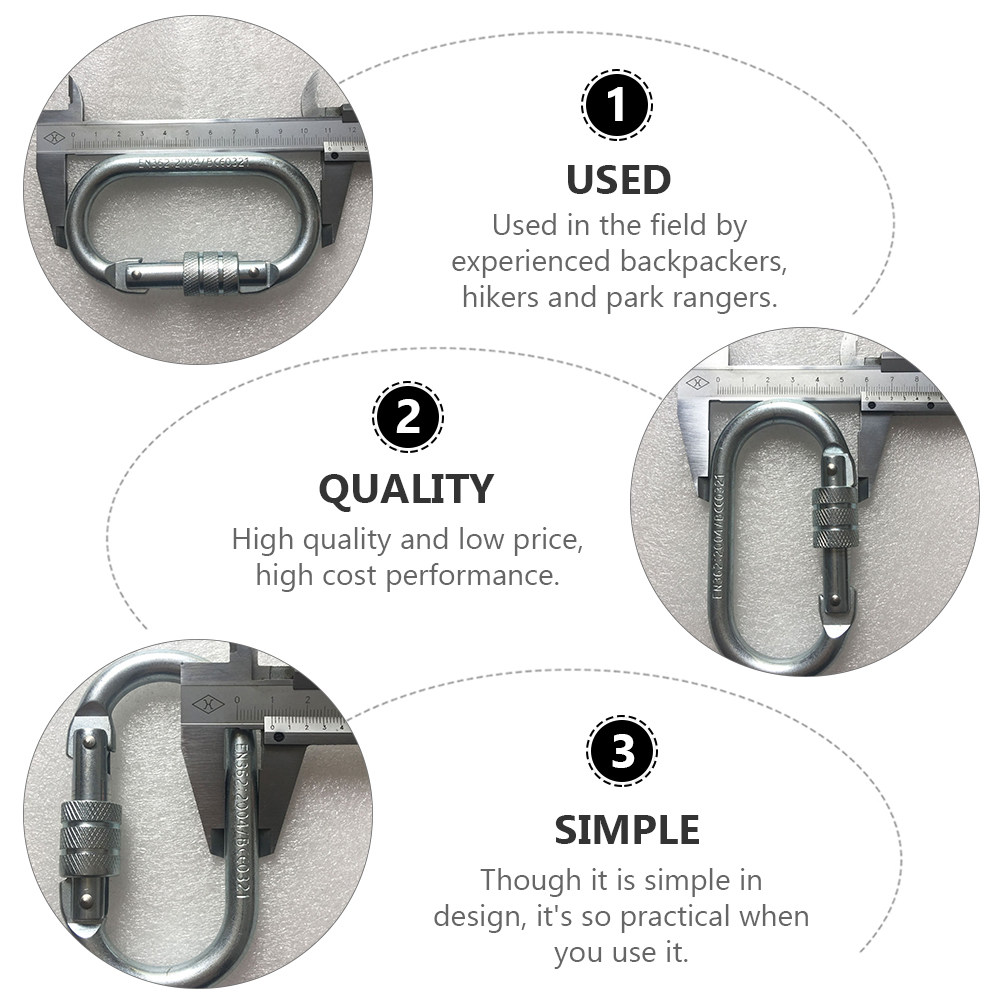 2Pcs Safety Lock Buckles Steel - Fishing Hook 评论和价格